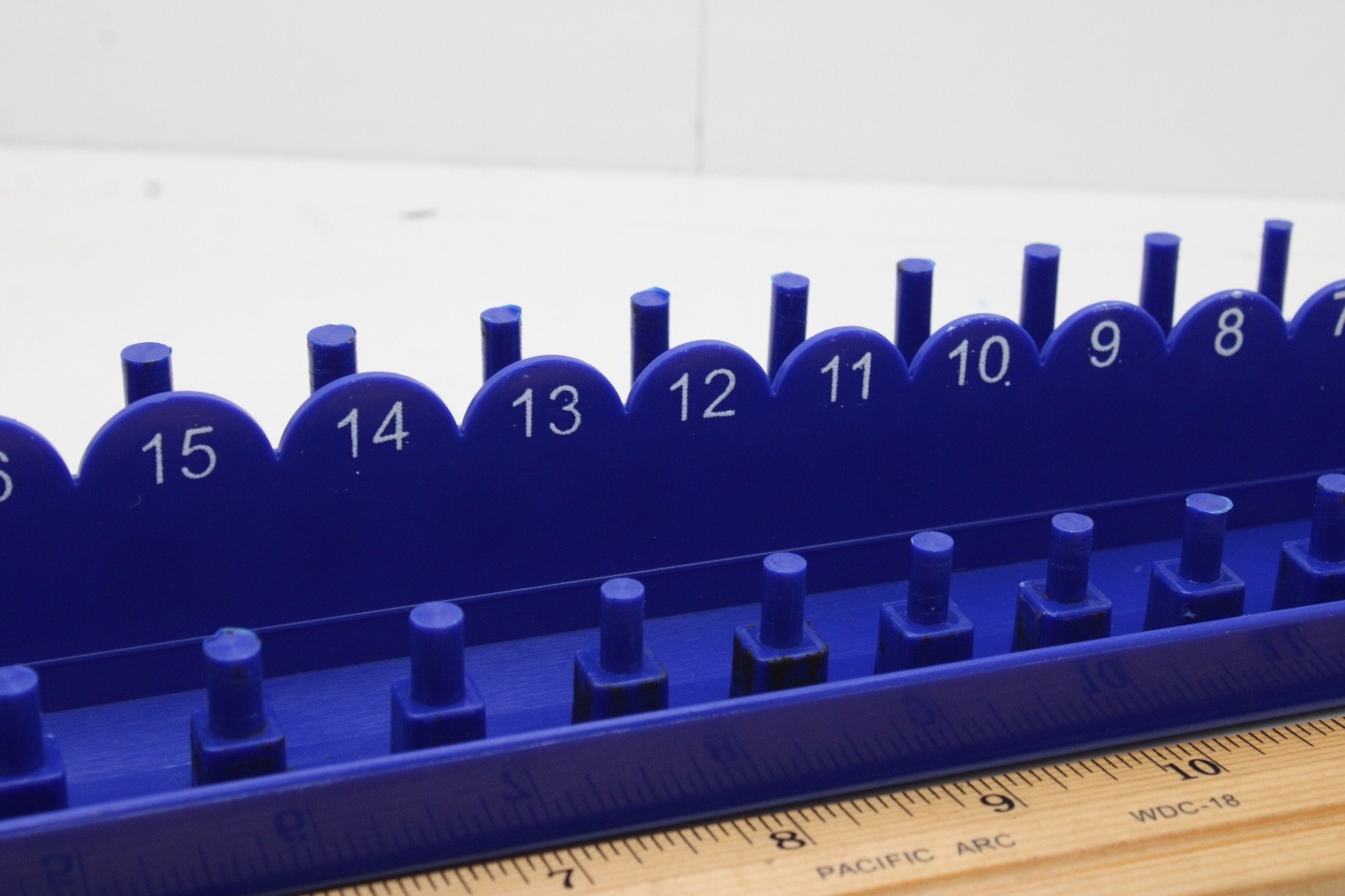 Grip 67221 3/8" Drive Metric 30 Position Standard/Deep Socket Tray Organizer