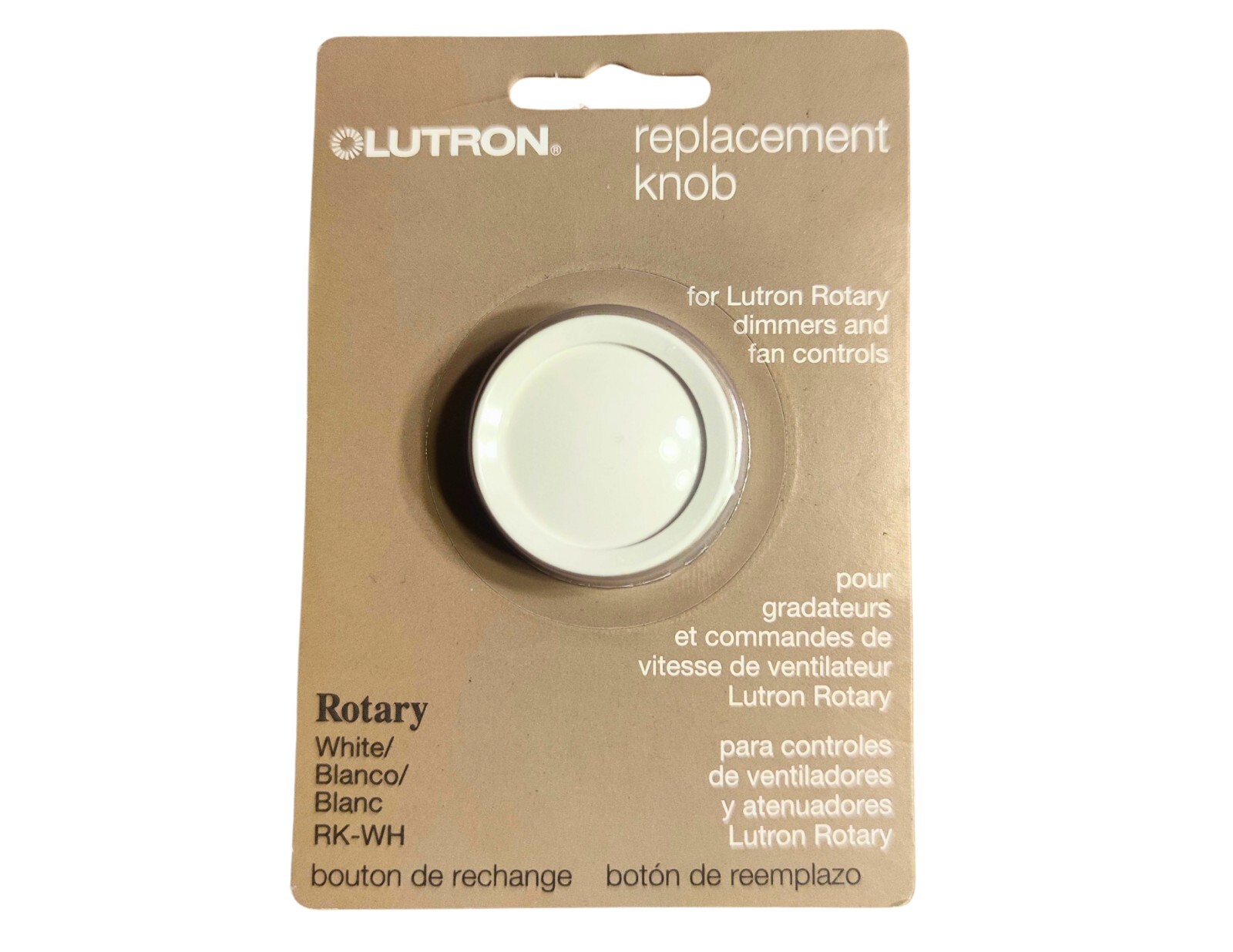 Lutron Replacement Knob For Rotary Dimmers And Fan Controls 401-227
