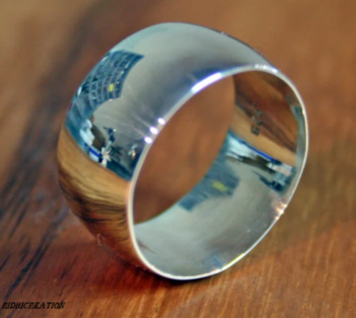 Solid 925 Sterling Silver Band & Statement Handmade Jewelry Ring All Size