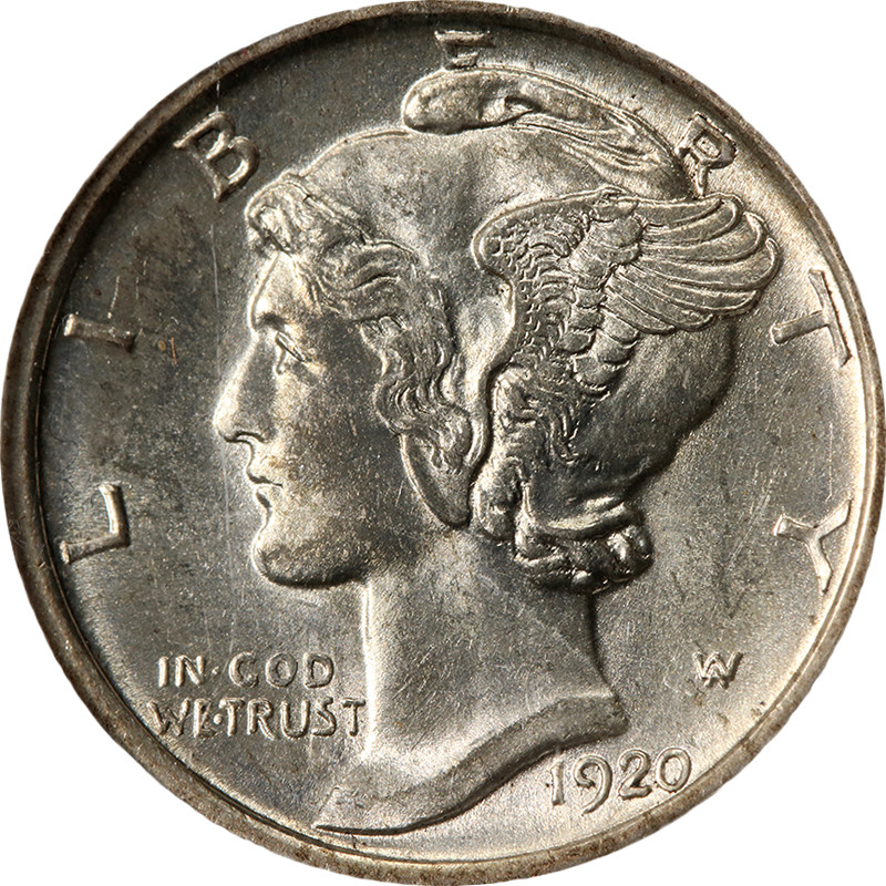 1920-D Mercury Dime BU Nice Eye Appeal Nice Luster Nice Strike