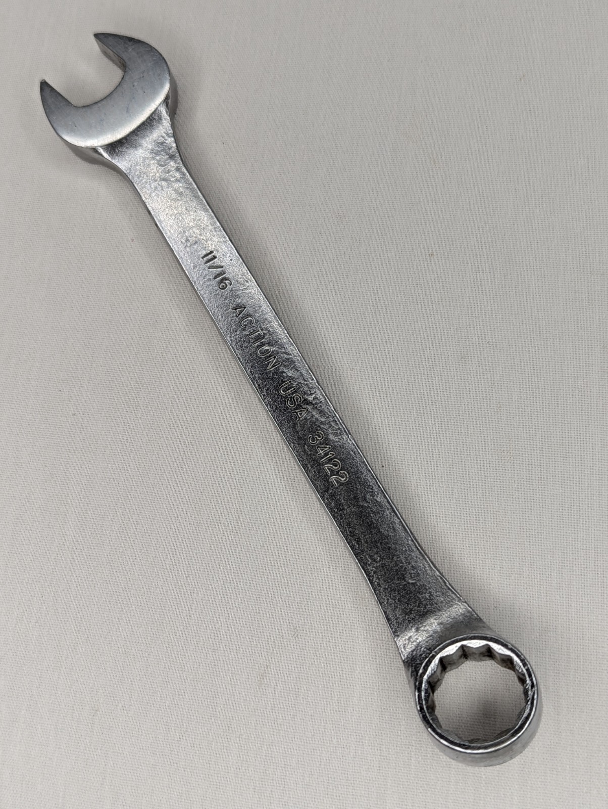 Vintage Action 11/16" Combination Wrench USA 34122