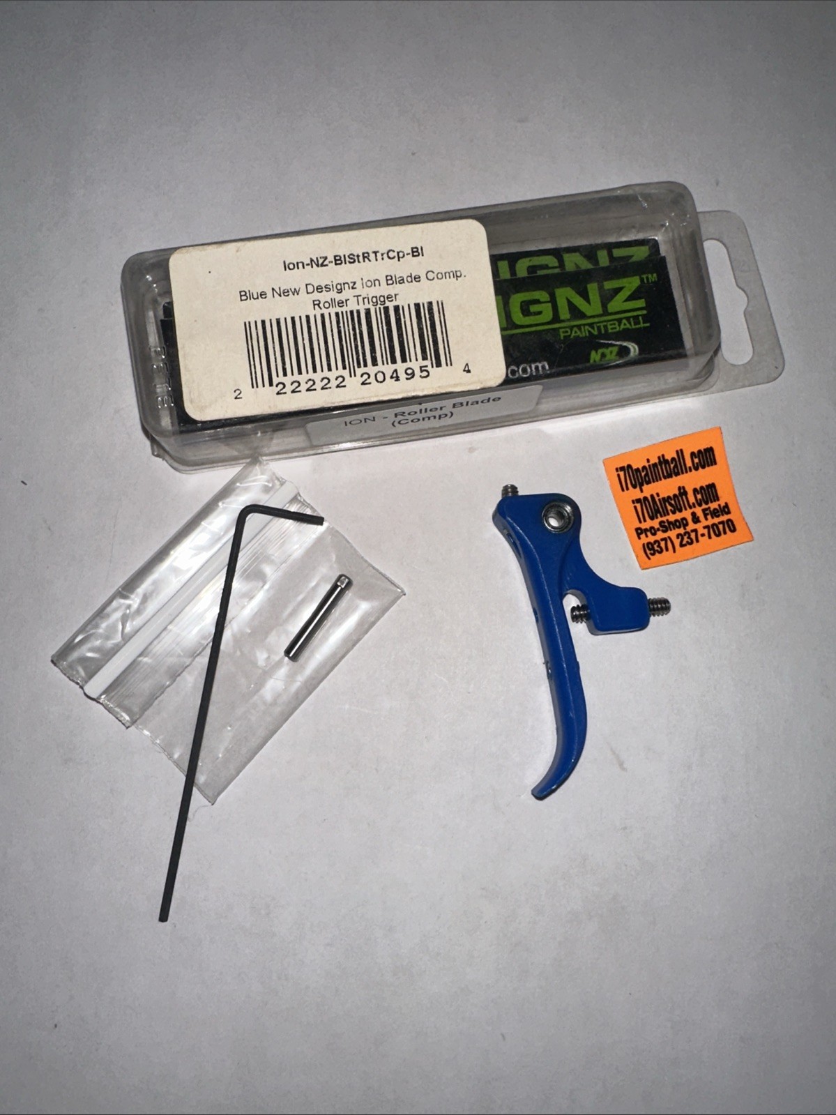 Blue New Designz Smart Parts  Ion Composite Blade Trigger