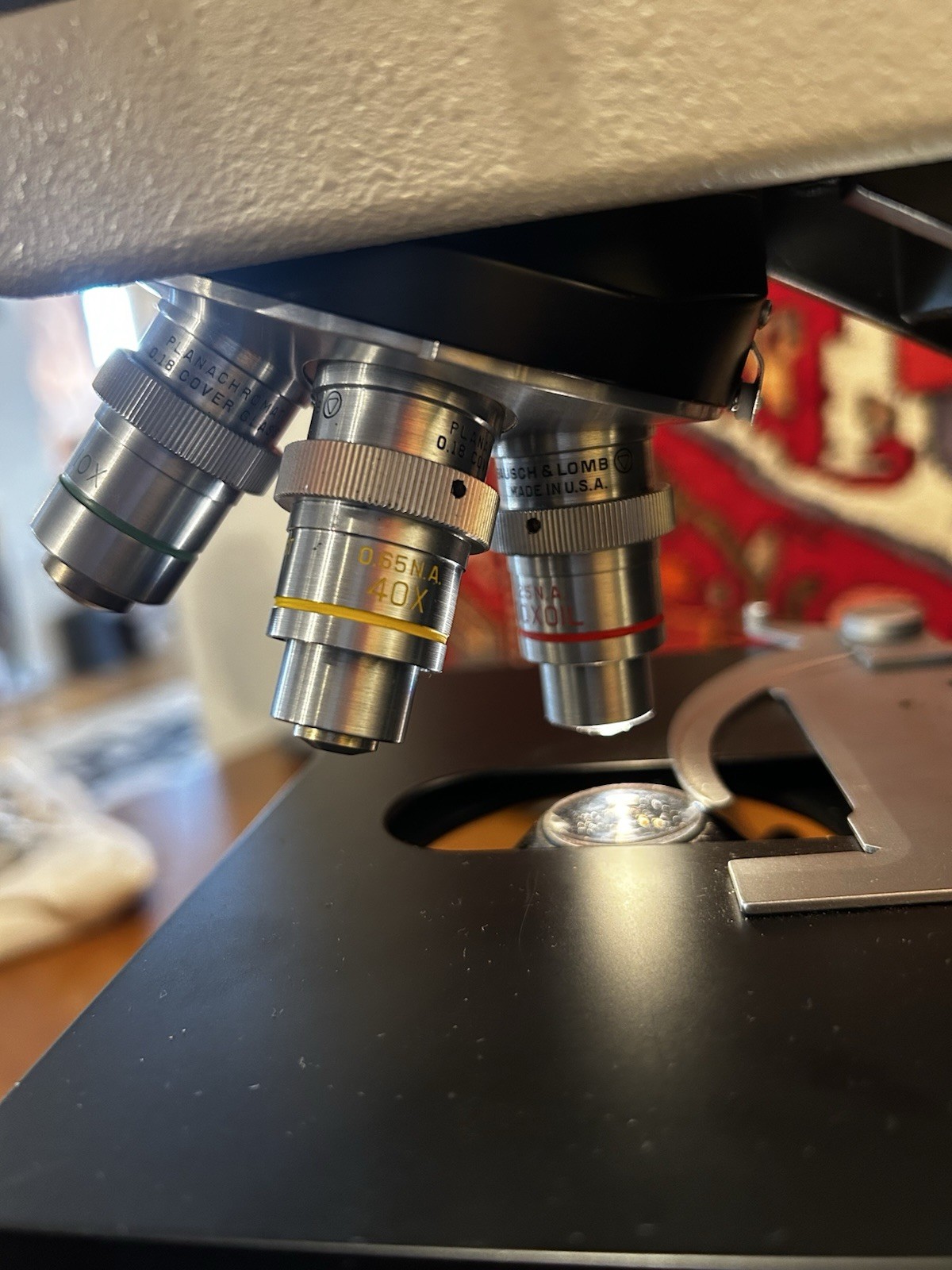 Bausch & Lomb Balplan 20 Lab Microscope - Fully Working (Plan Lenses)