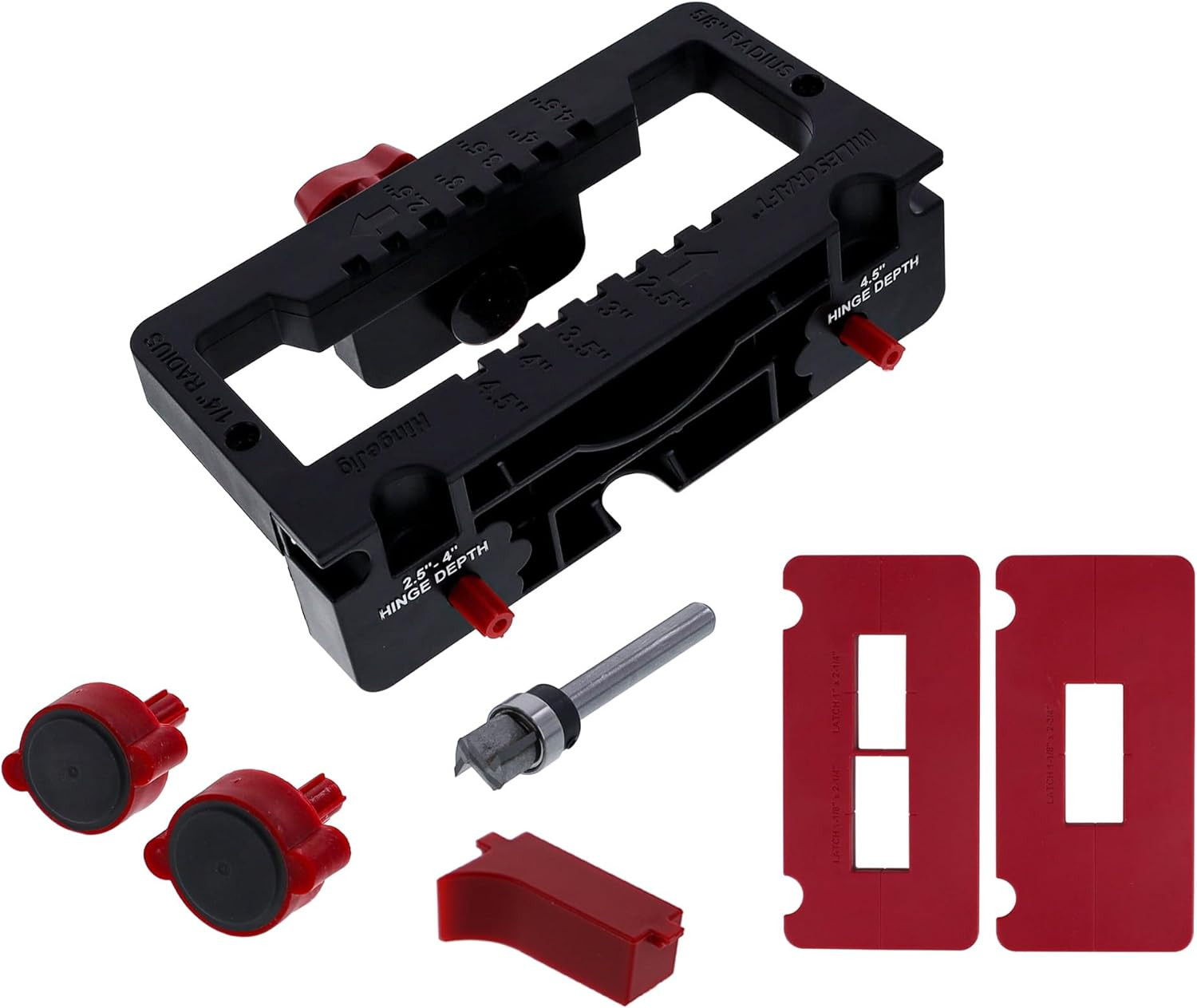 Milescraft 1226 Hinge Jig – Self Clamping Door Hinge Jig, Door Hinge Mortiser. H
