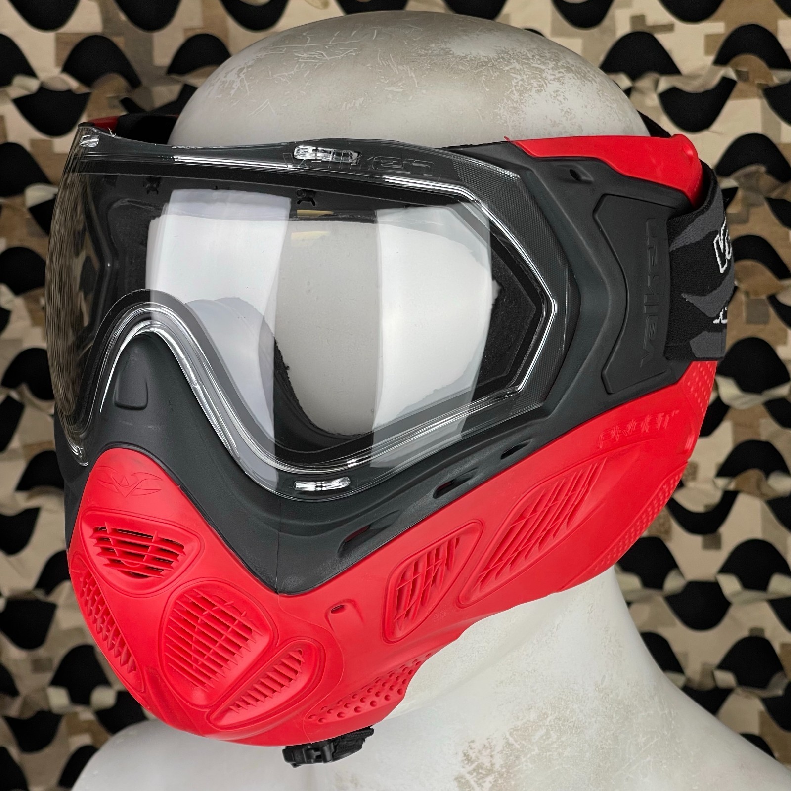 NEW Valken Profit SC Paintball Mask - Red