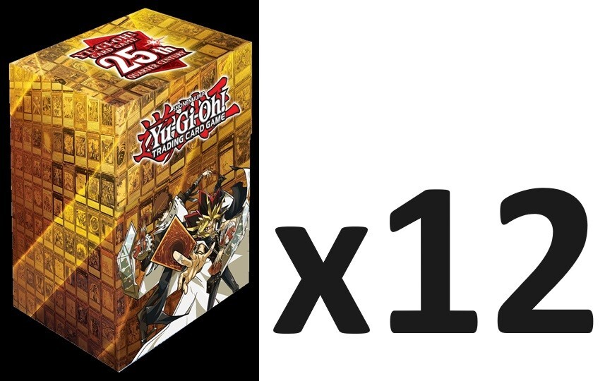 Yu-Gi-Oh! YGO Yugi & Kaiba Quarter Century Deck Box/Card Case 12ct CASE NEW!^