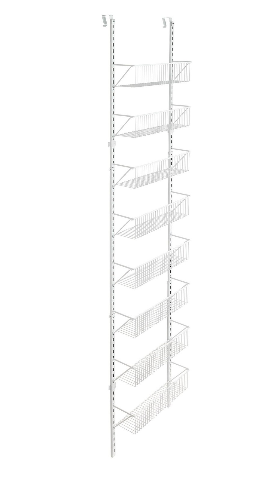 97535 Wall or Door Adjustable (8) Basket Organizer, 6.614-Inch D x 77.165-Inc...