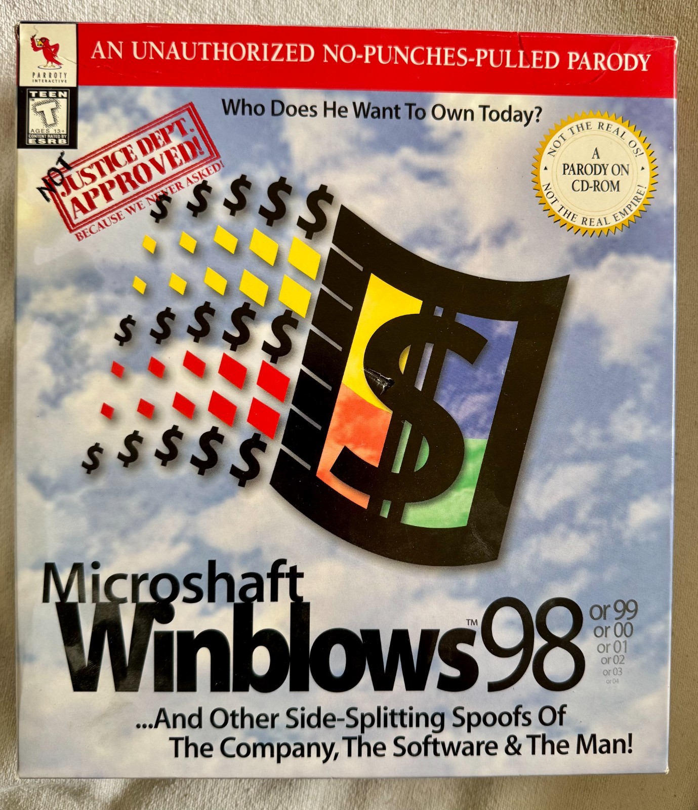 Microshaft Winblows 98 Parody PC Game.