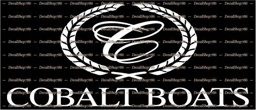 Cobalt Boats II - Outdoor Sports - Vinyl Die-Cut Peel N' Stick Decals / Stickers
