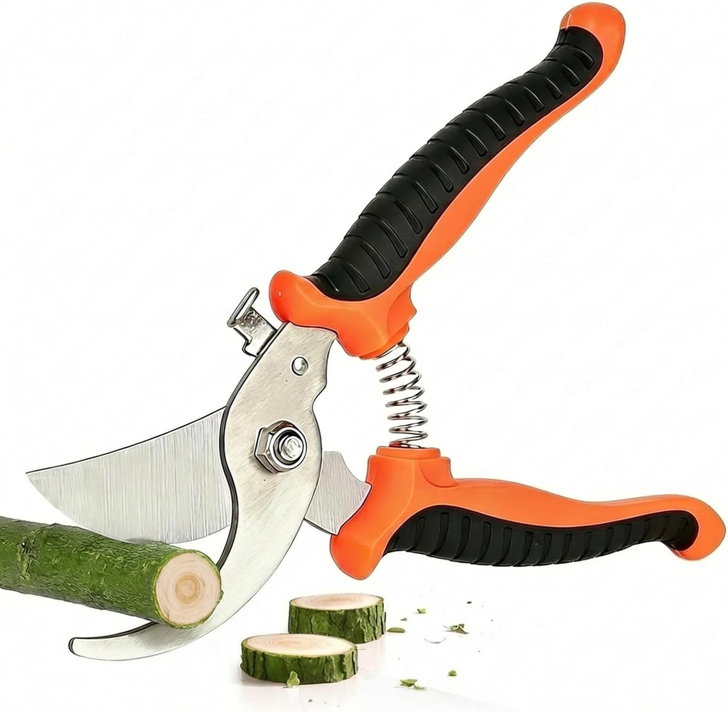 Pruning Shear, Premium Gardening Scissors for Rose Bushes, 7.5IN Garden Pruner E