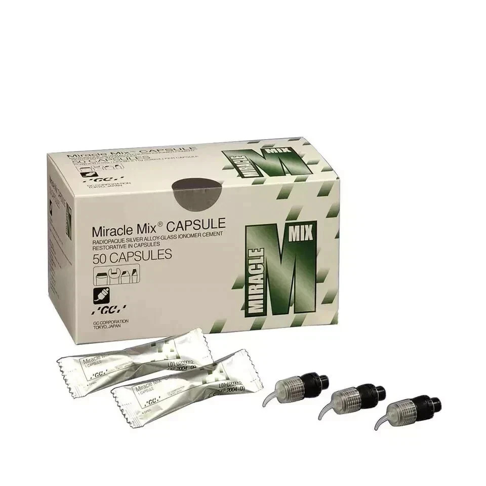 GC Miracle Mix Caps Metal-Reinforced Crown & Core Build-Up 50/Pkg FS