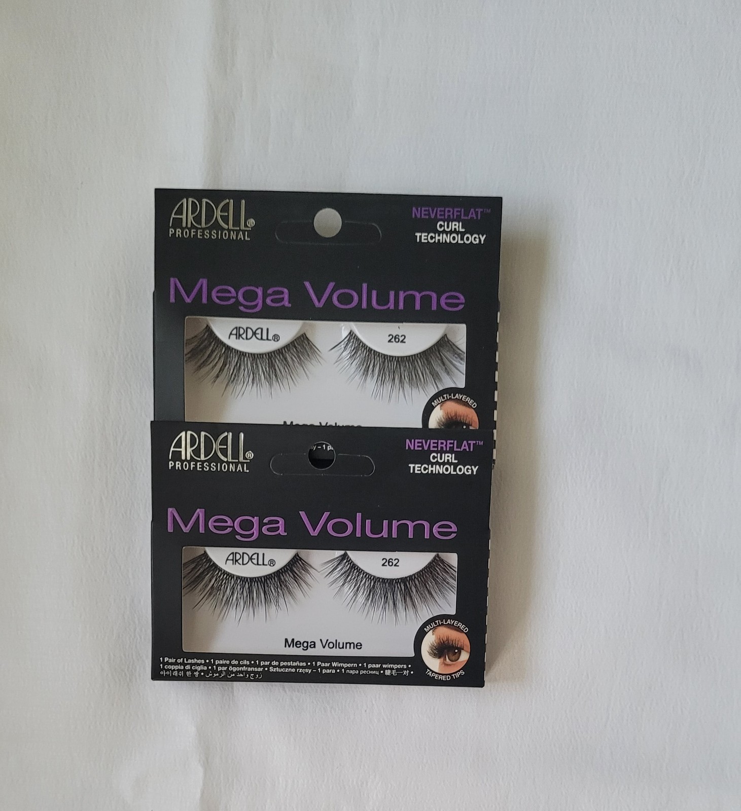 New Ardell Mega Volume #262 Eyelashes Bundle - 2 Pack