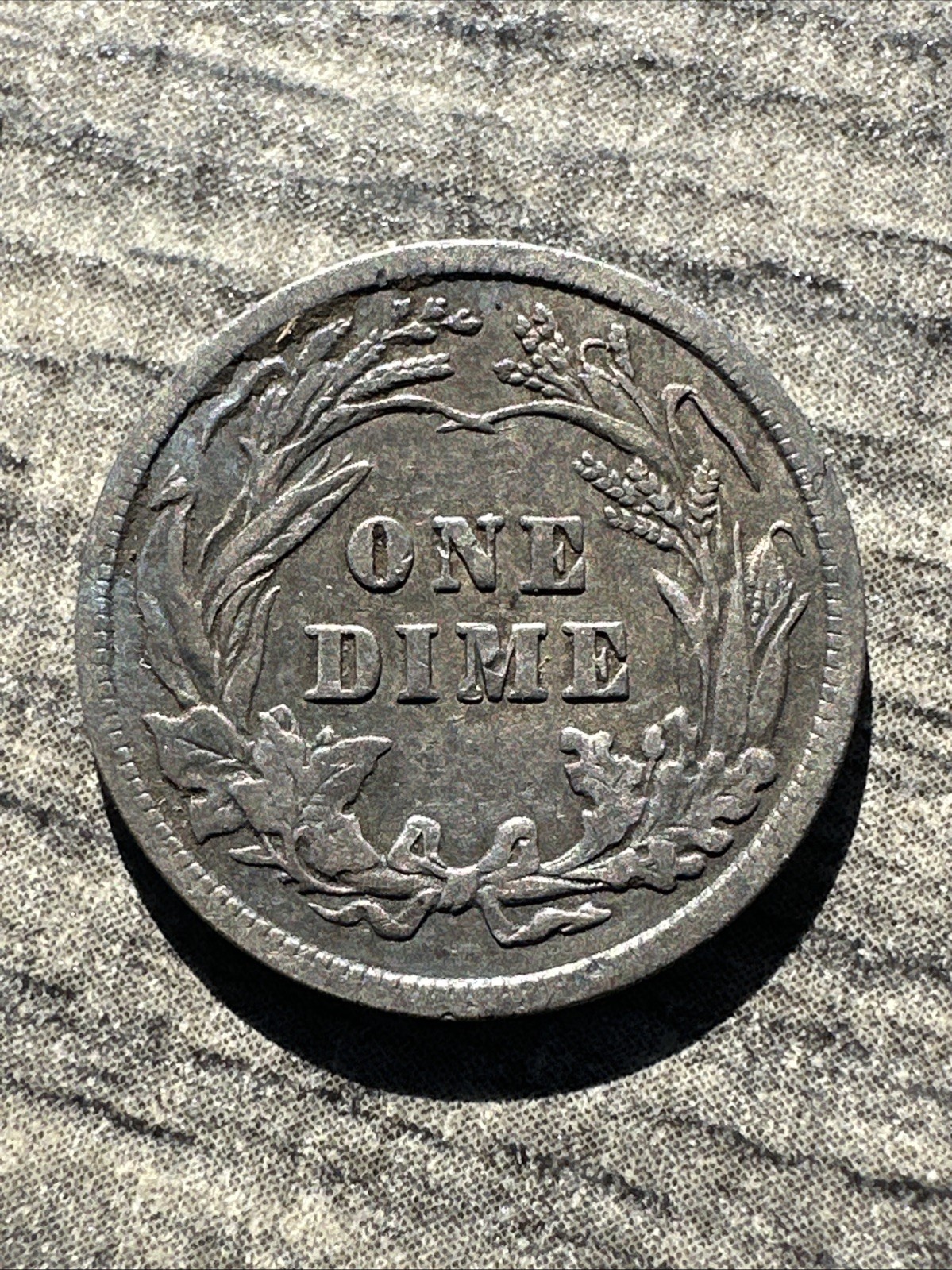 1908 Barber Dime Liberty Head Silver Coin - Nice Details