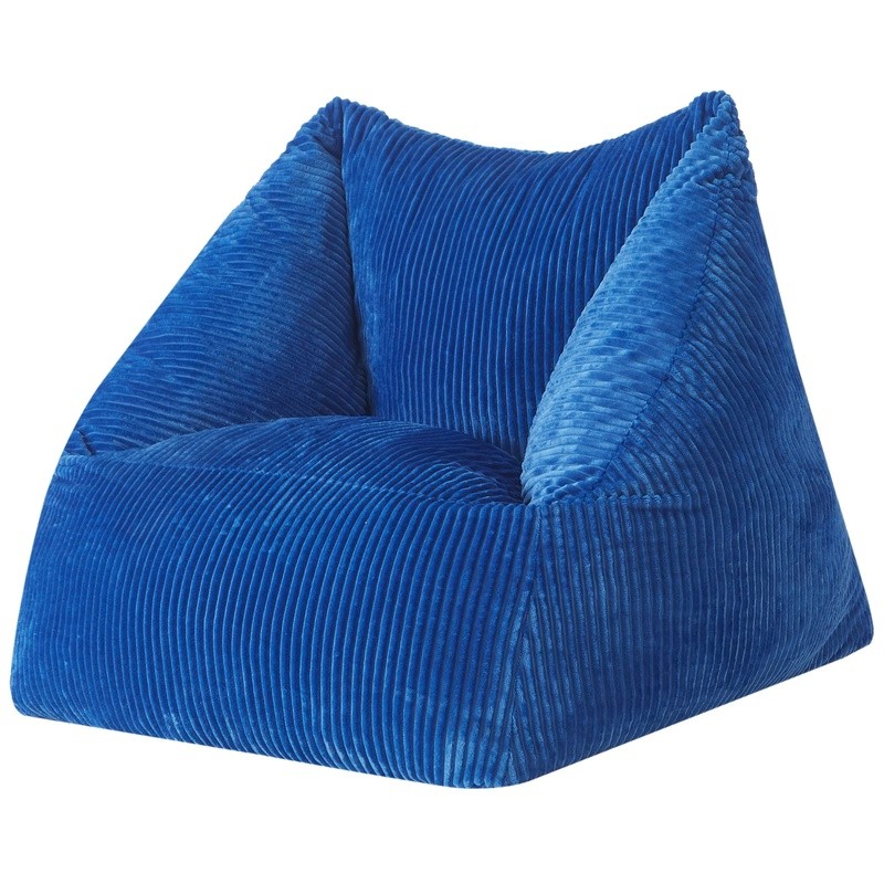 Becky G Alejandra Ribbed Plush Foam Chair Comfortable Indoor Seating 33x34x27 US