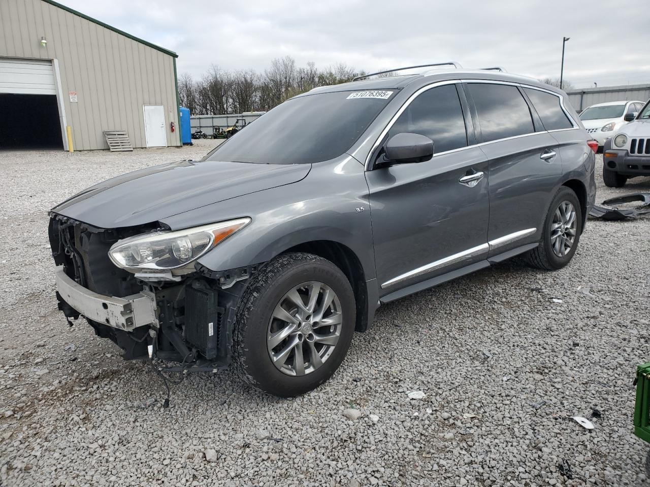 2015 Infiniti QX60 Used Front Left Steering Knuckle 4WD Grey 296830