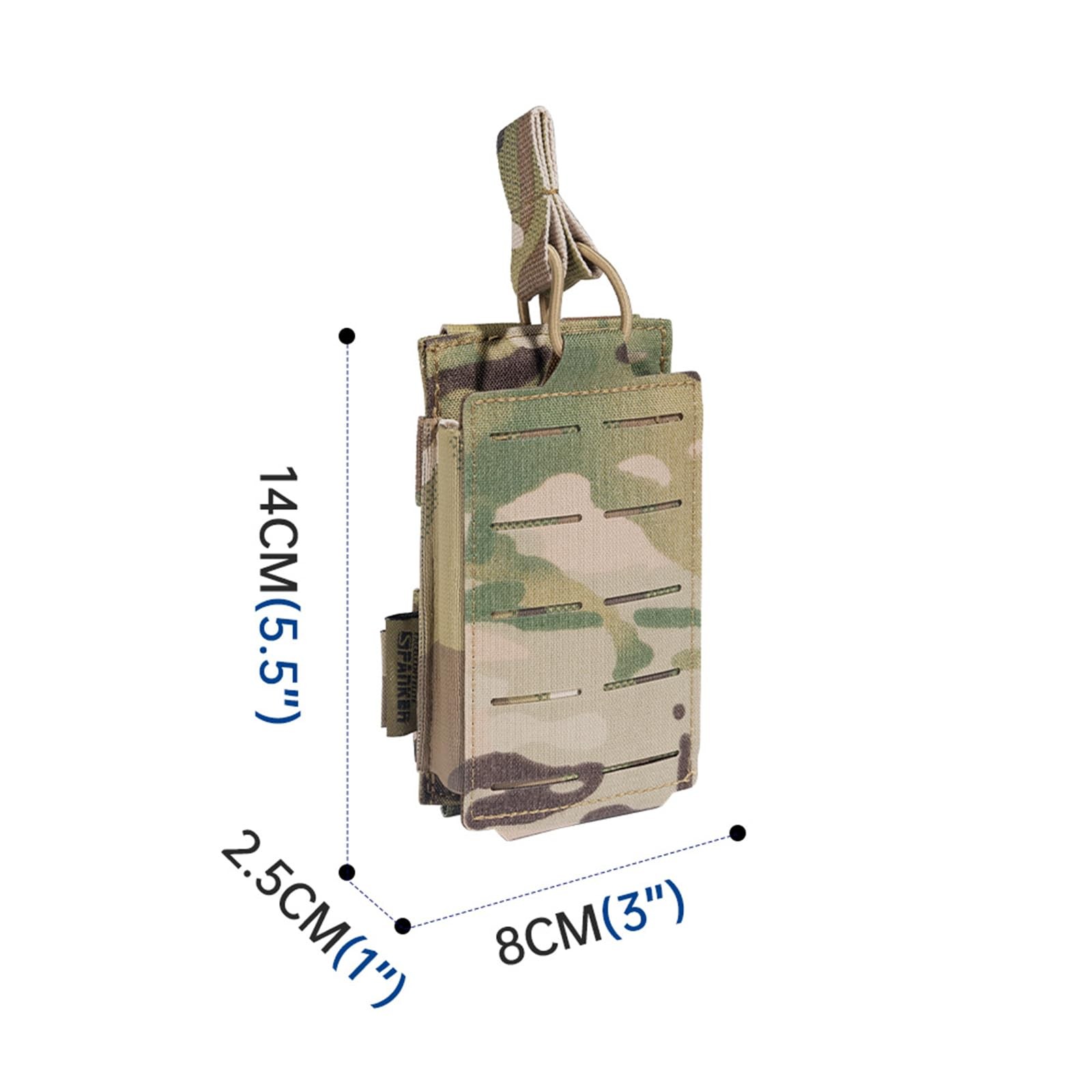 EXCELLENT ELITE SPANKER Tactical Mag Pouch Open-Top Single Single-Multicam