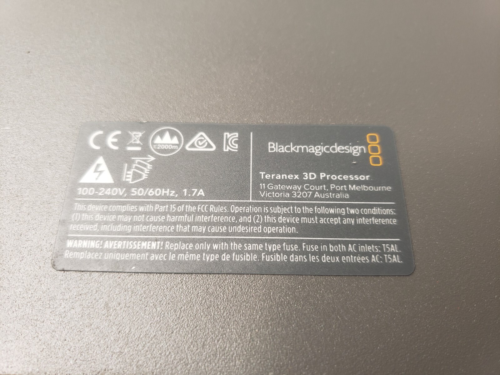 Blackmagic Design Teranex 3D Processor