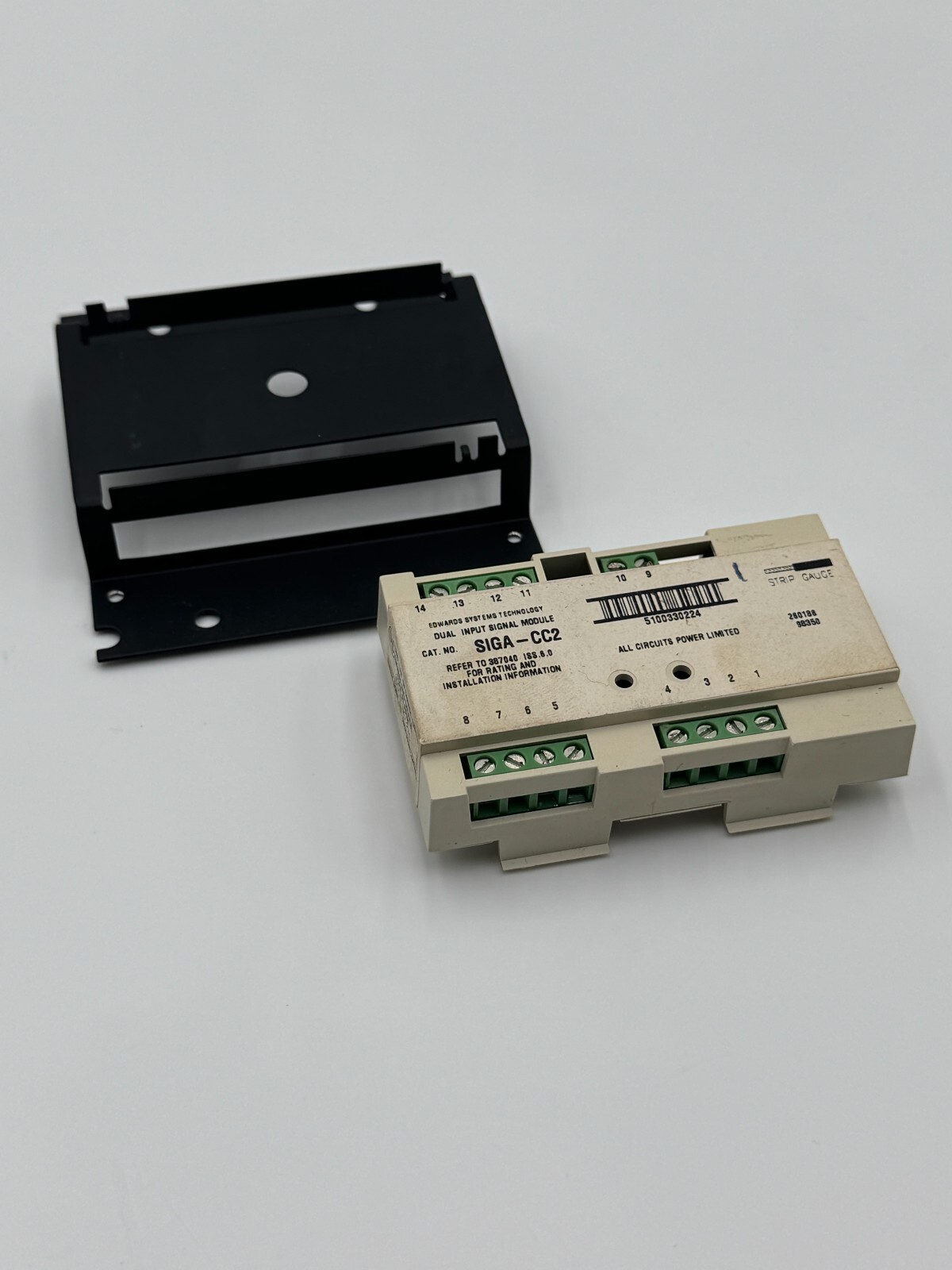 Edwards EST SIGA-CC2 Dual Input Signal Module With Mounting Bracket