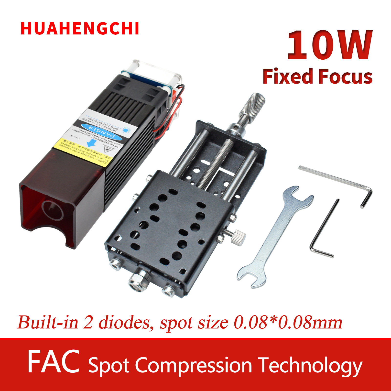 4.5W/5.5W/10W Laser Module Head with Slide for DIY CNC Laser Engraving Machine