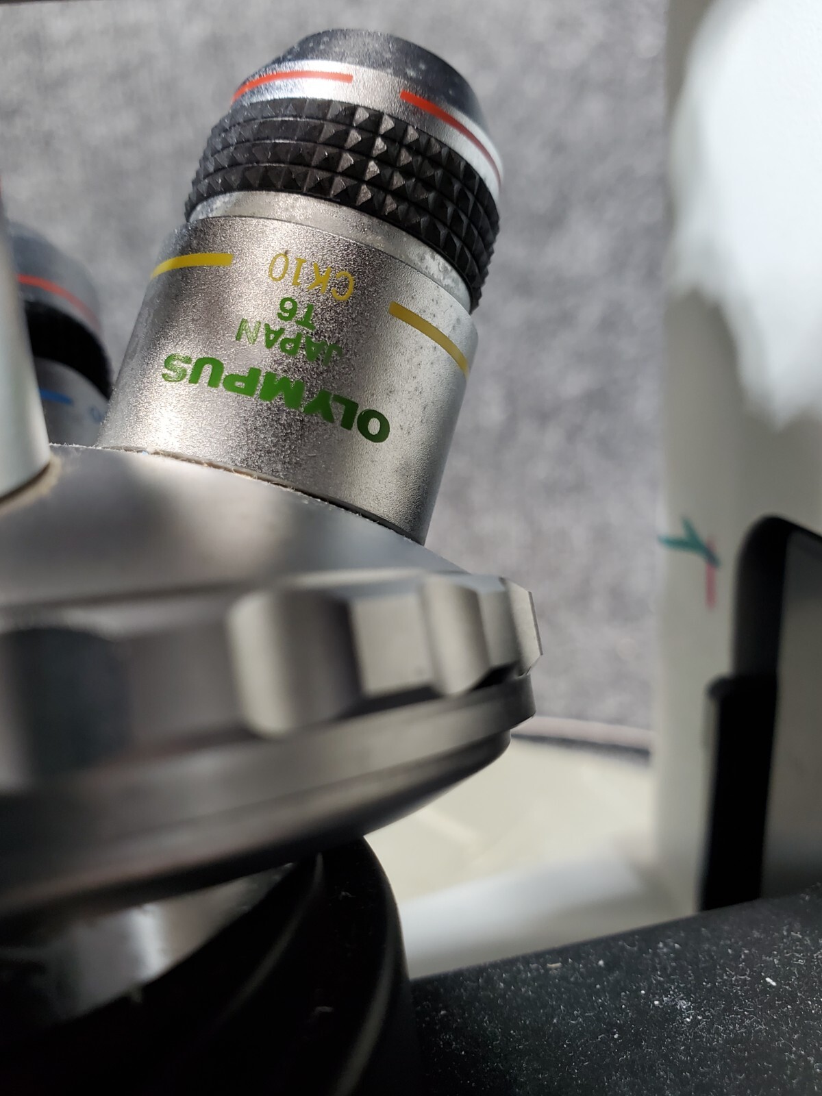 Olympus CK30 Inverted Microscope w/ 3 objectives, CK40-SLP Phase Contrast slider
