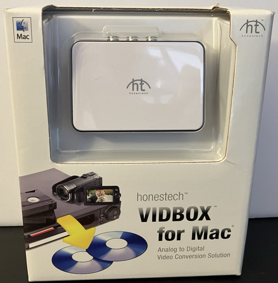 Honestech Vidbox for Mac Analog to Digital Video Conversion Solution