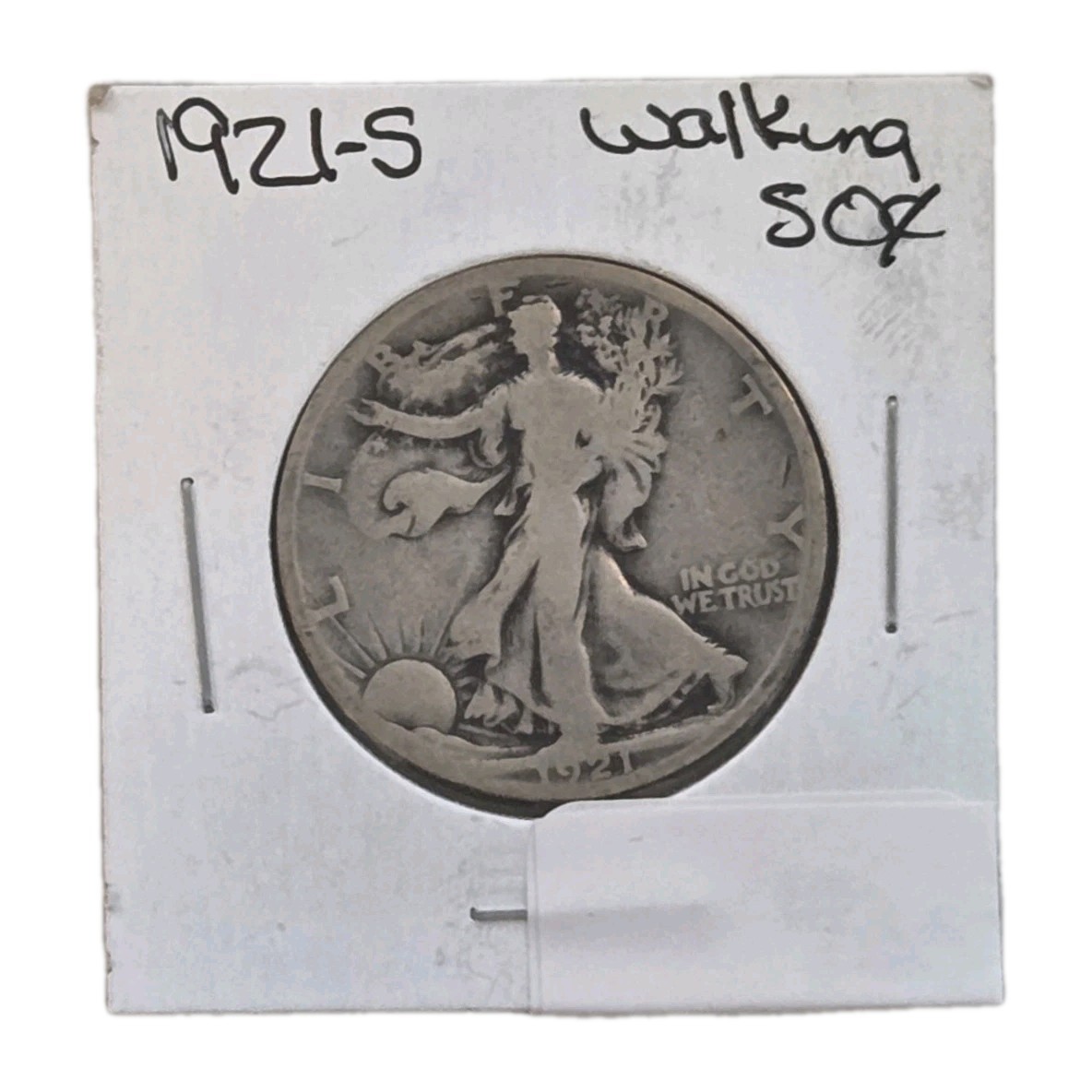 1921-S Walking Liberty Half Dollar Key Date 90% Silver