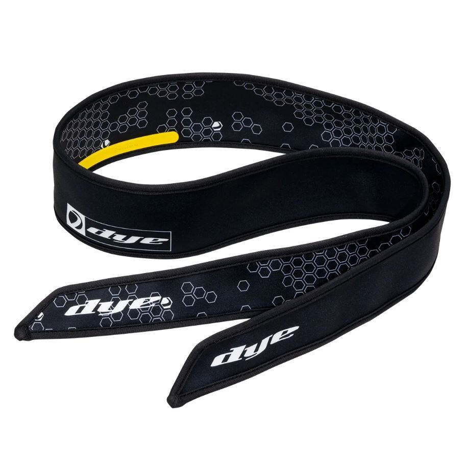 Dye X Halo Paintball Padded Protective Head Tie Band Black/White