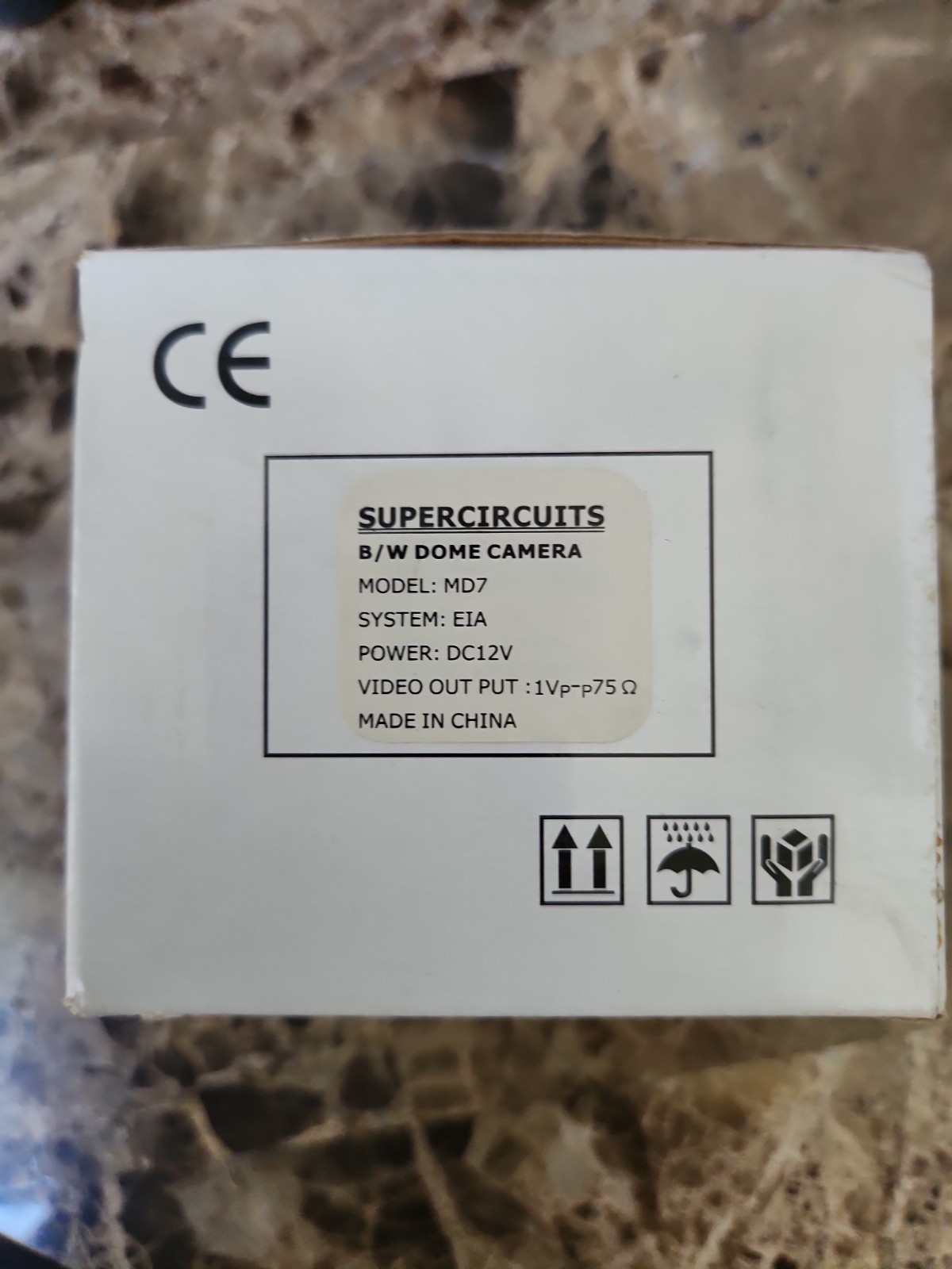 Old Stock SuperCircuits Super Circuits B/W Dome Camera Md7