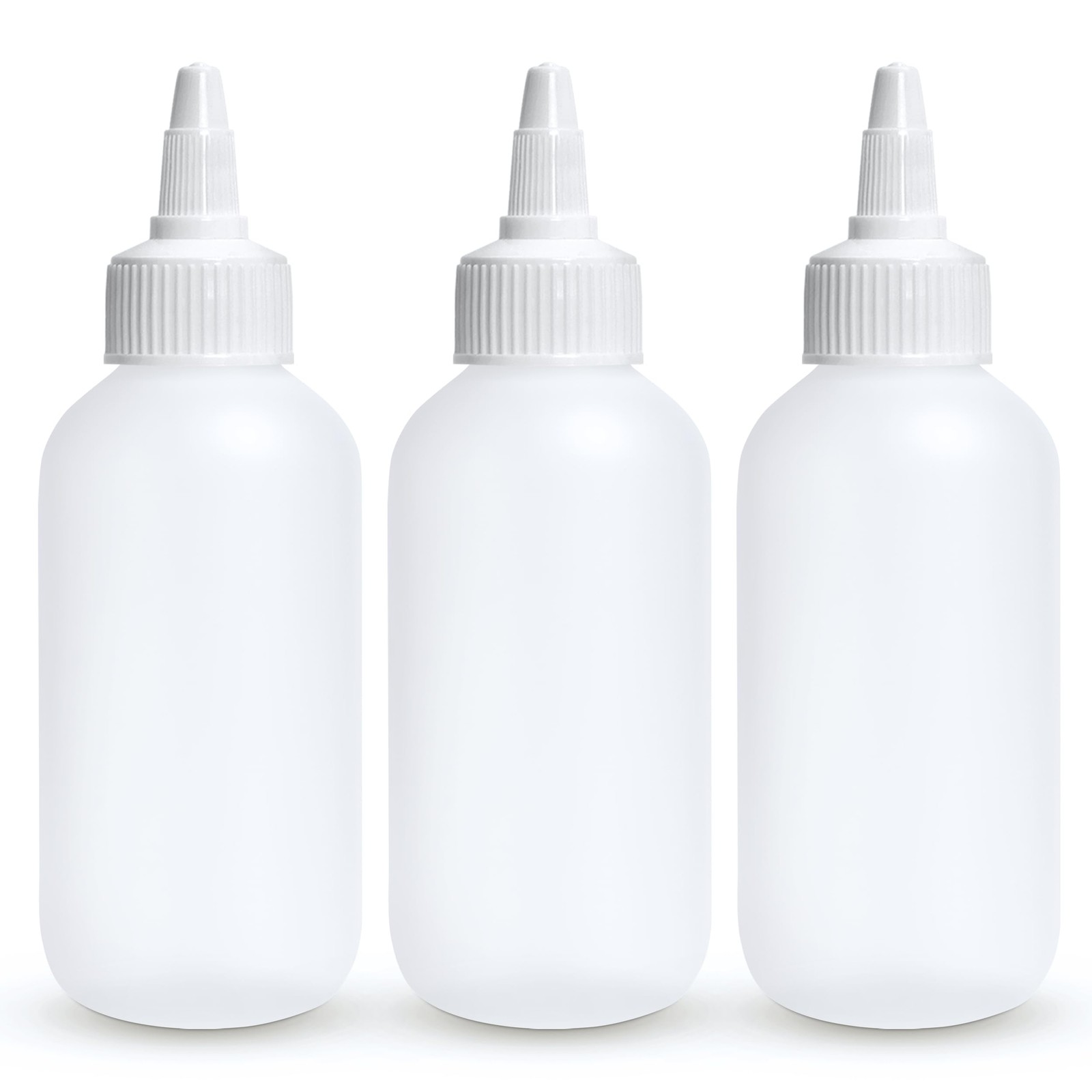 Squeeze Bottles 4oz - Leak-Proof Sauce Dispensers for Ketchup, Mustard  More -