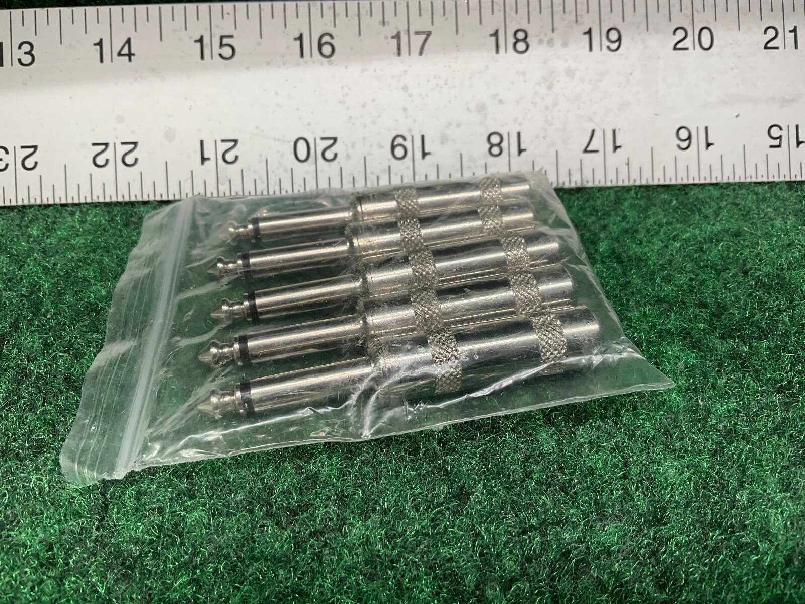 Audio 1/4" Plugs for Speaker Cables Patch Cables Snakes 5 Pack