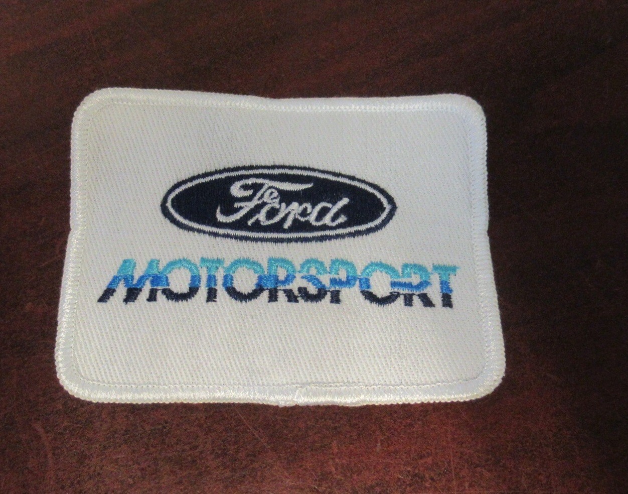 NOS Ford Motorsport White & Blue Patch
