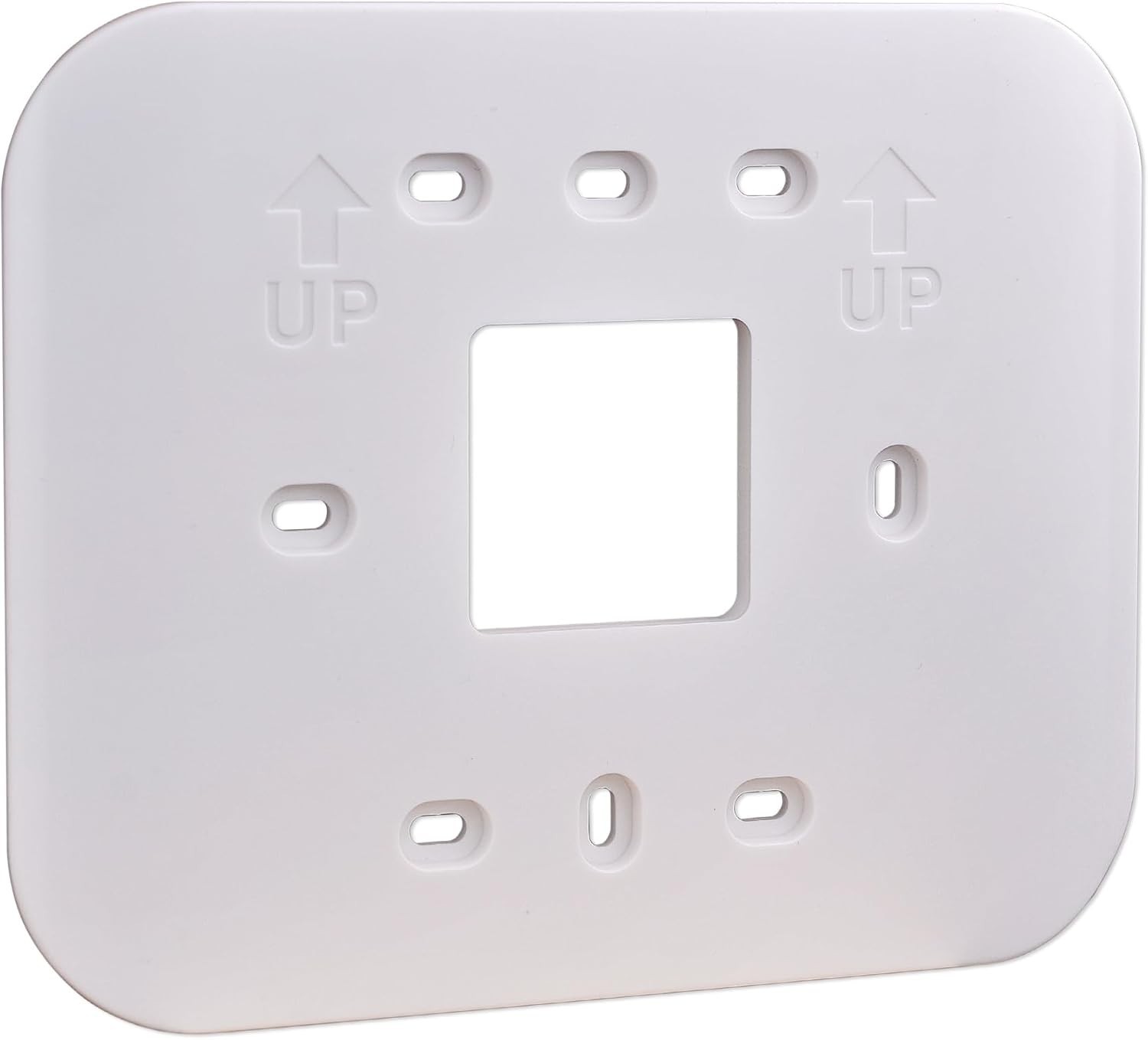 Thermostat Wall Plate Cover - Conceal Imperfections and Beautify Off-white