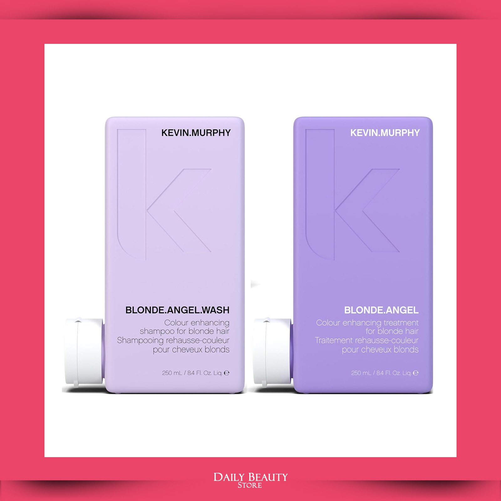 Kevin Murphy Blonde Angel Wash Shampoo and Rinse Conditioner 250ml 8.4oz Set