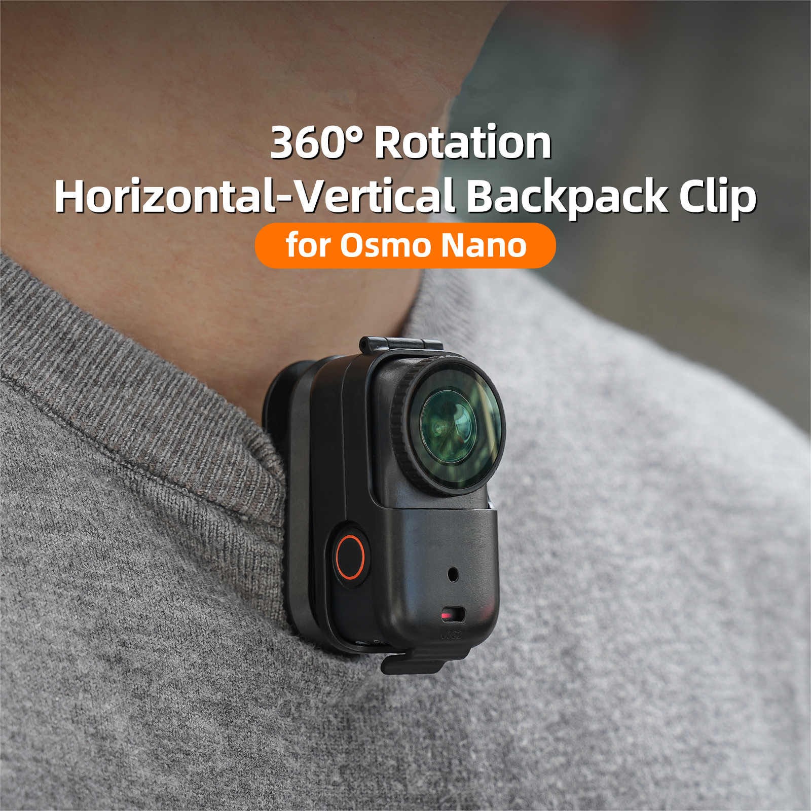 For DJI Osmo Nano 1PCS Backpack Strap Mount Clip Durable Strong Grip Accessories