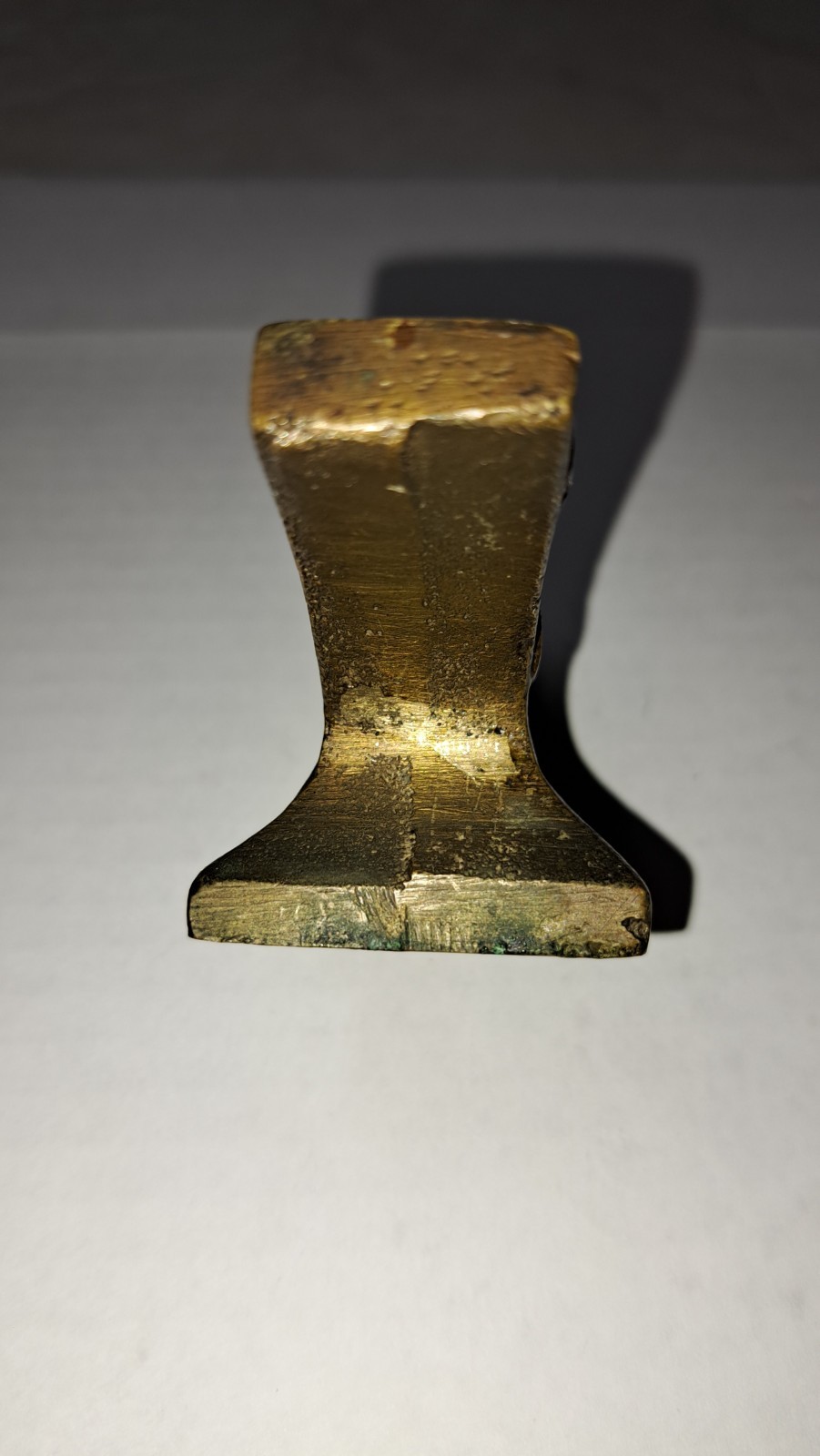 ARGENTIA NFLD BRASS MINI ANVIL (1 3/4" T 4.5" W)