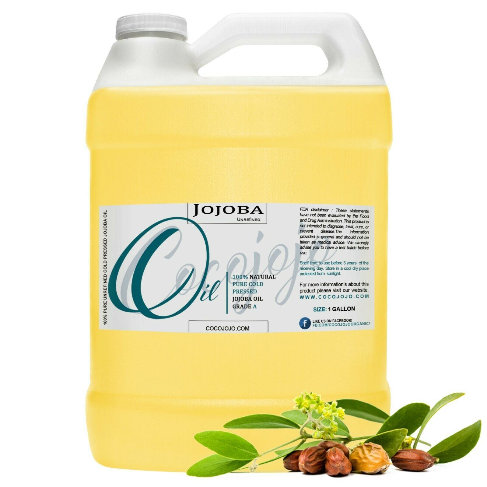 Jojoba oil organic 100% pure raw uncut virgin golden hohoba carrier bulk non gmo