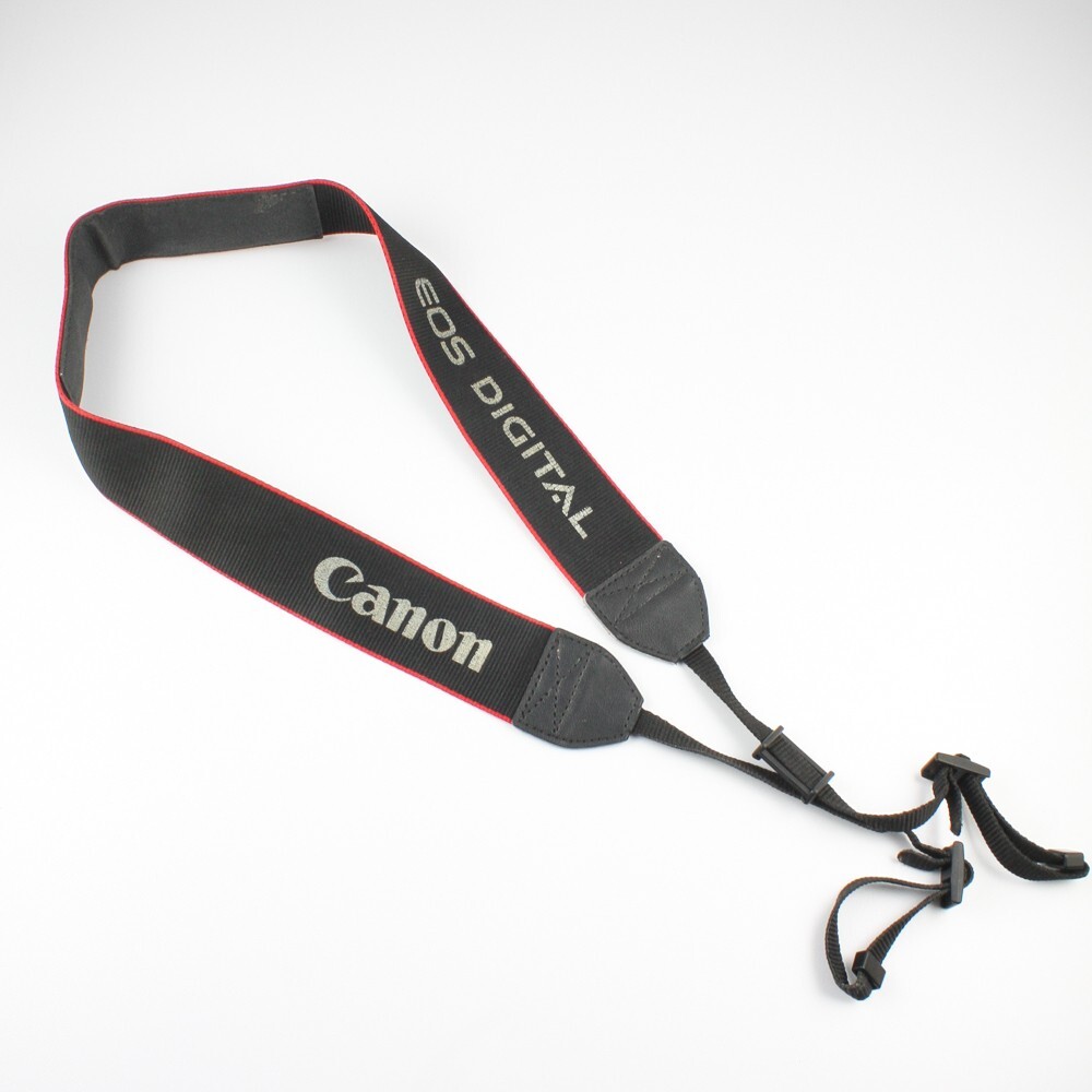 Canon EOS Digital Camera Strap - Red/Black/White Nylon 1.5"