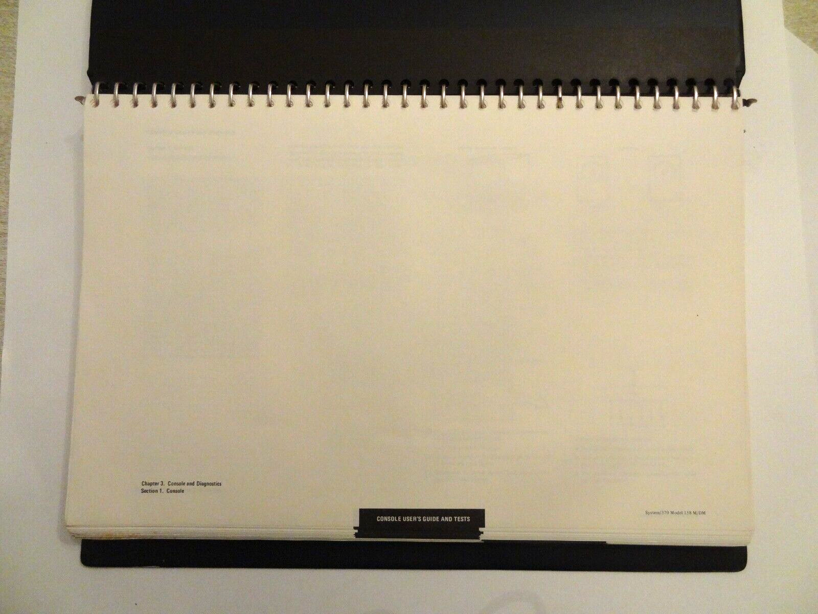 2-Vol Set IBM Field Engineering System/370 Model 158 Maintenance/Diagram Manuals