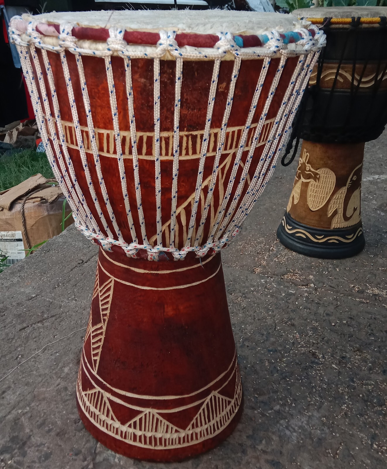 African djembe drum