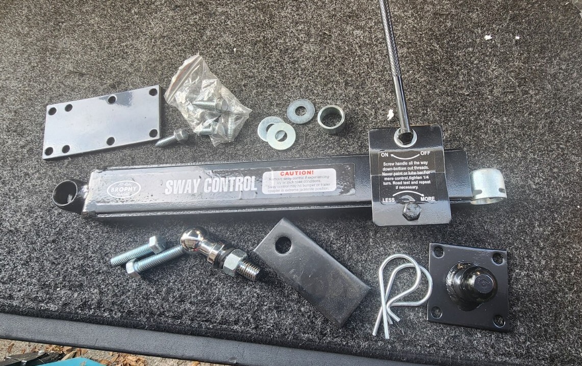 Trailer Sway Control Brophy, New for Weight Distribution