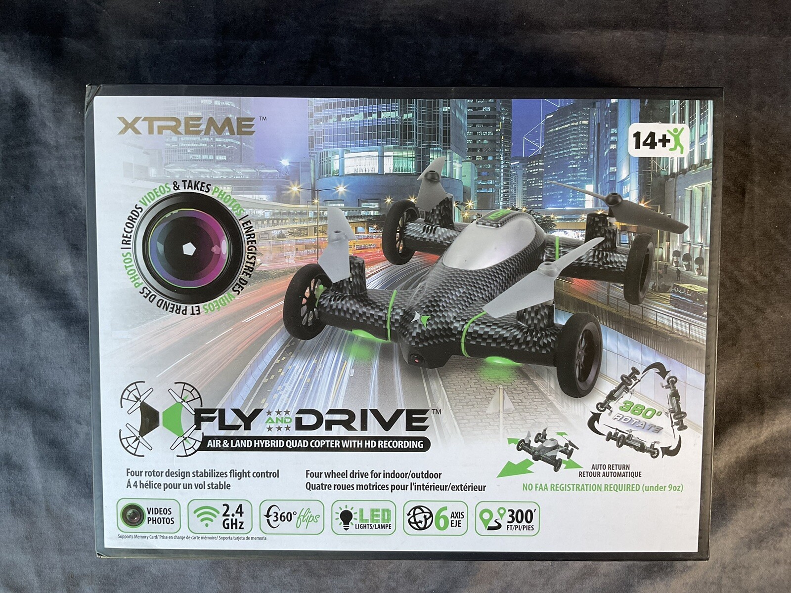 Xtreme Fly And Drive Quad Copter NEW In Box
