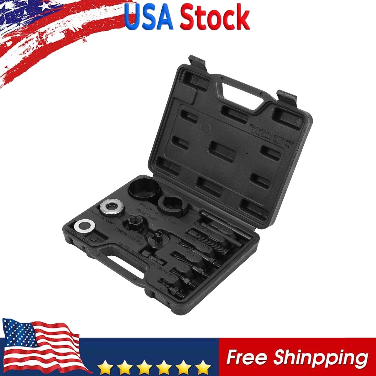 Power Steering Pulley Puller Remove Install Tool Alternator Service Kit Gearzaar