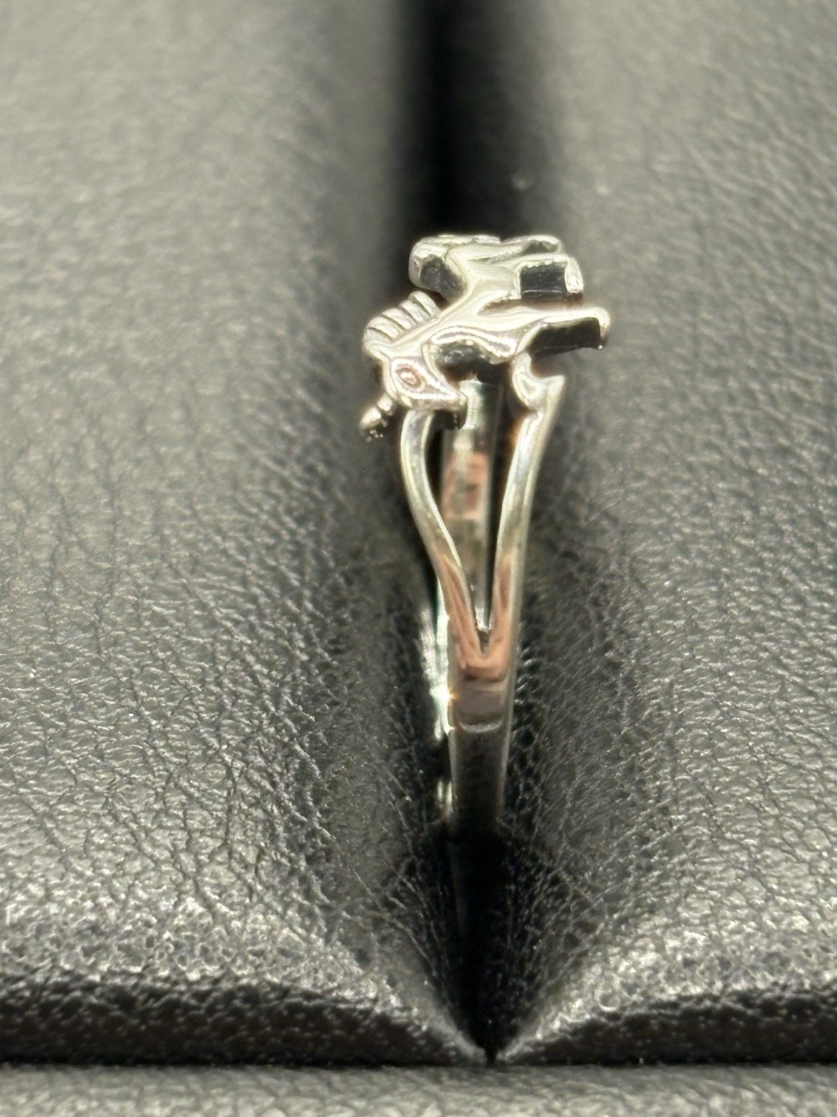 New Condition Sterling Silver Horse Galloping Toe Ring 925 B17