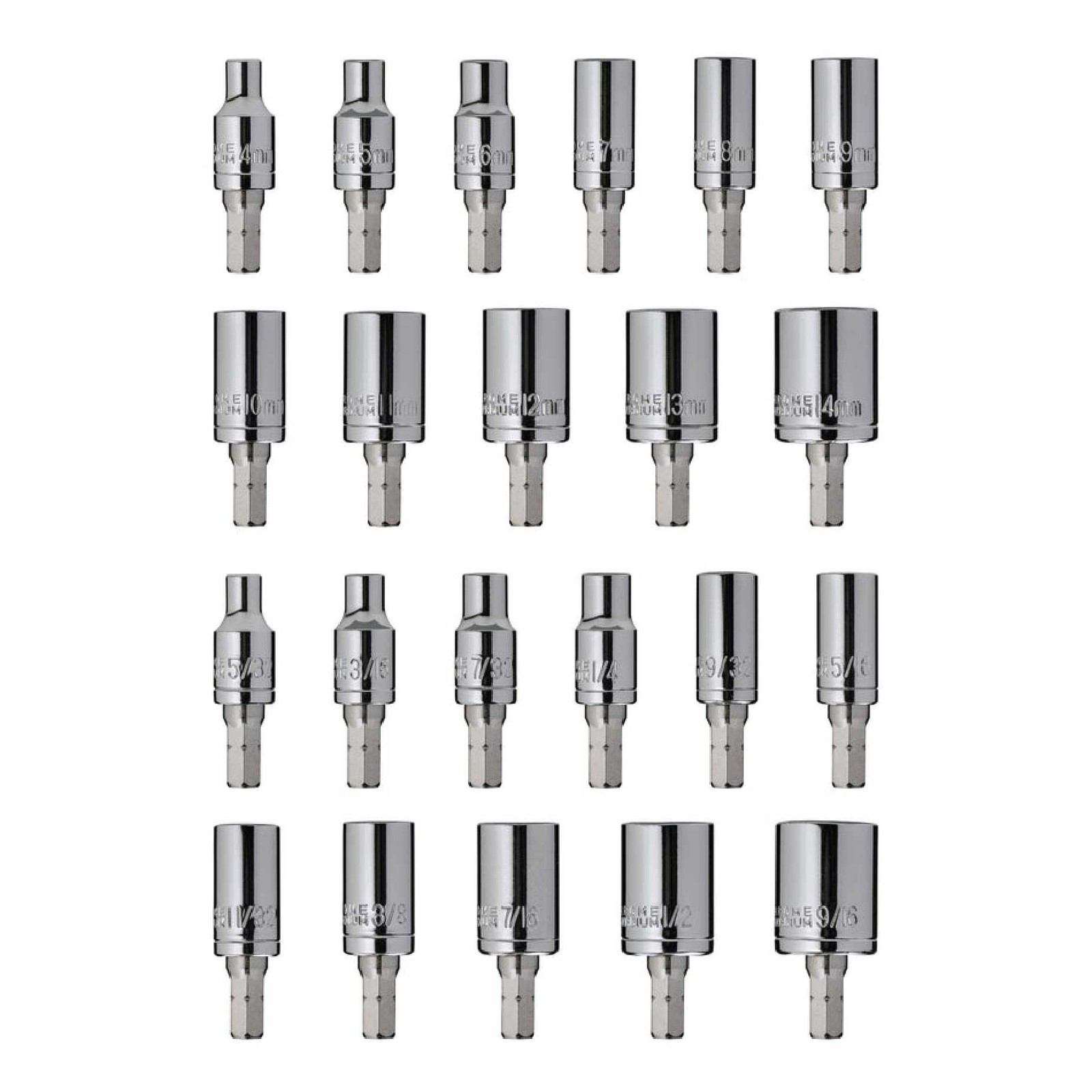 FIX IT STICKS All-Purpose 22-Pieces 1/4in Drive Socket Tool Set (FISAPK-SS22P)