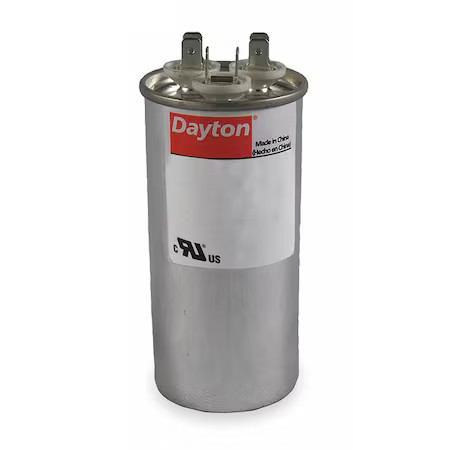 Dayton 2Mej4 Motor Dual Run Cap, 30/7.5 Mfd, 440V, Round