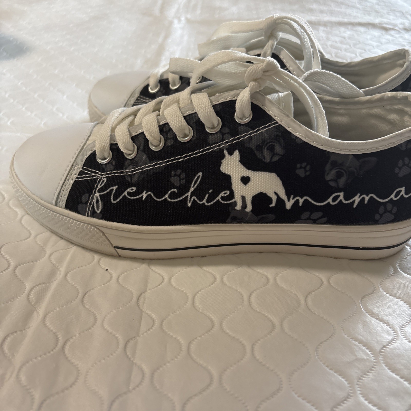 Frenchie Mama Size 6 Sneakers