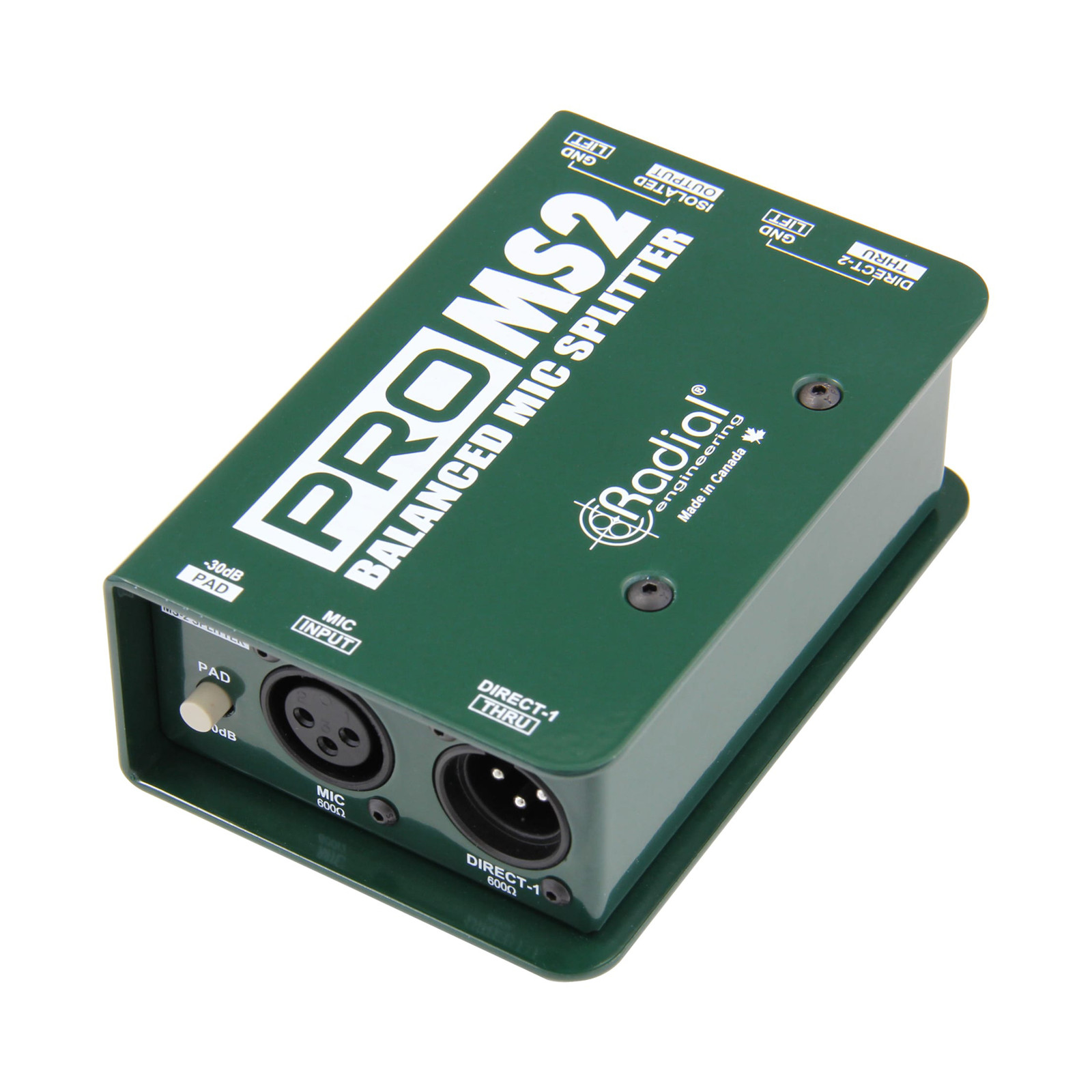 Radial ProMS2 Passive 2-Way Microphone Splitter