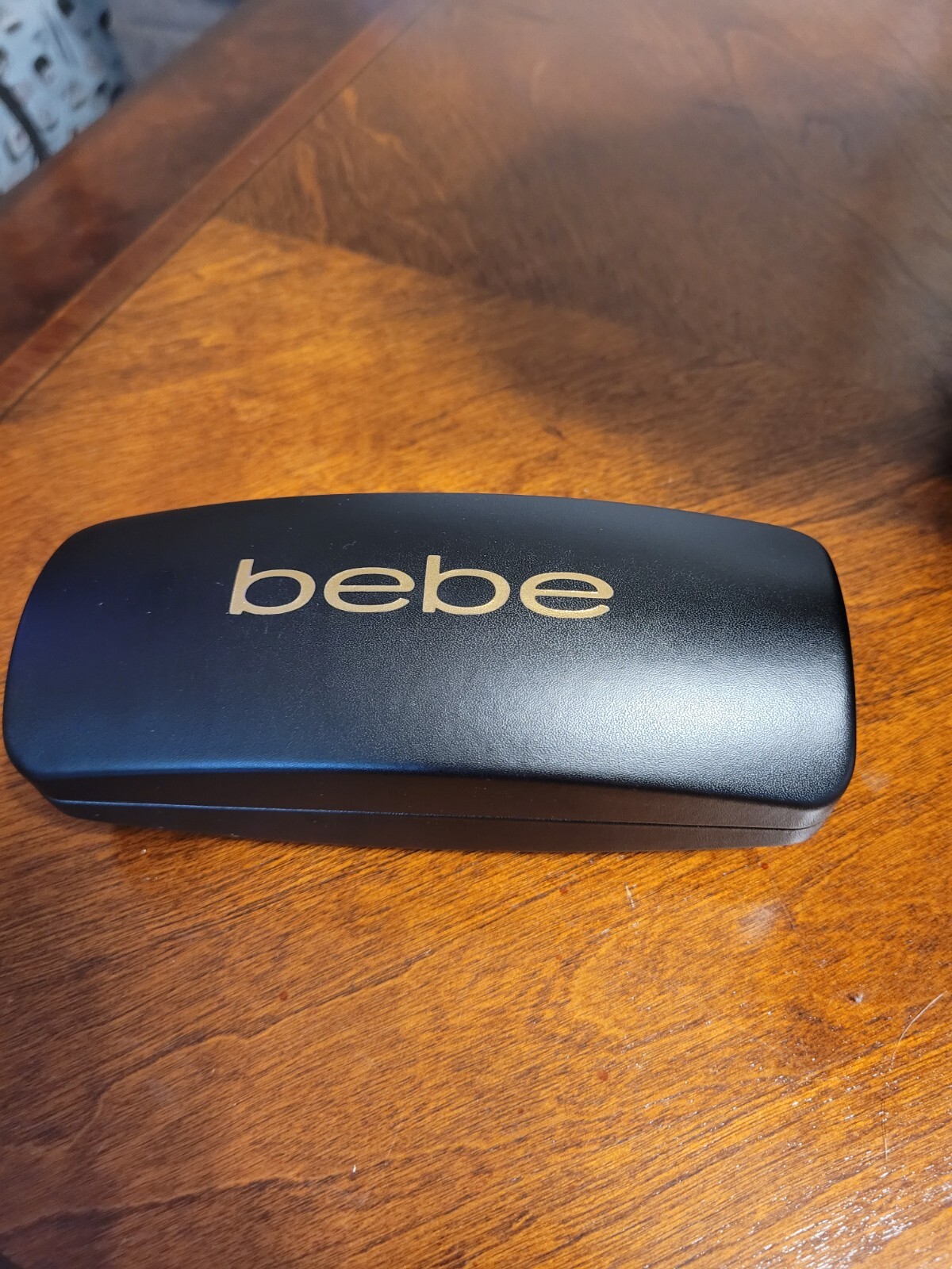 Bebe black larfe HARD SUNGLASS CASE eye glasses case