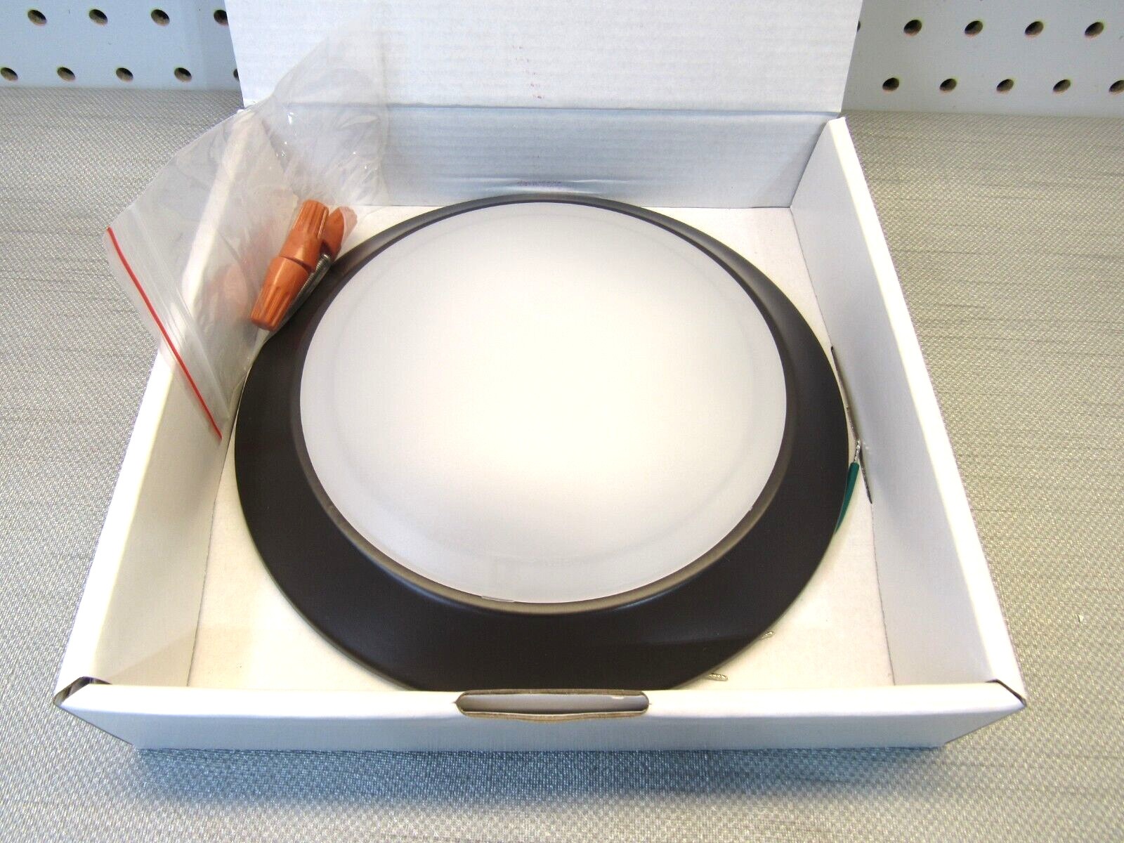 NEW Trans Globe Dimmable 13 Watts 7.5" 120V LED Disk Light 2700K Rub Oil Bronze