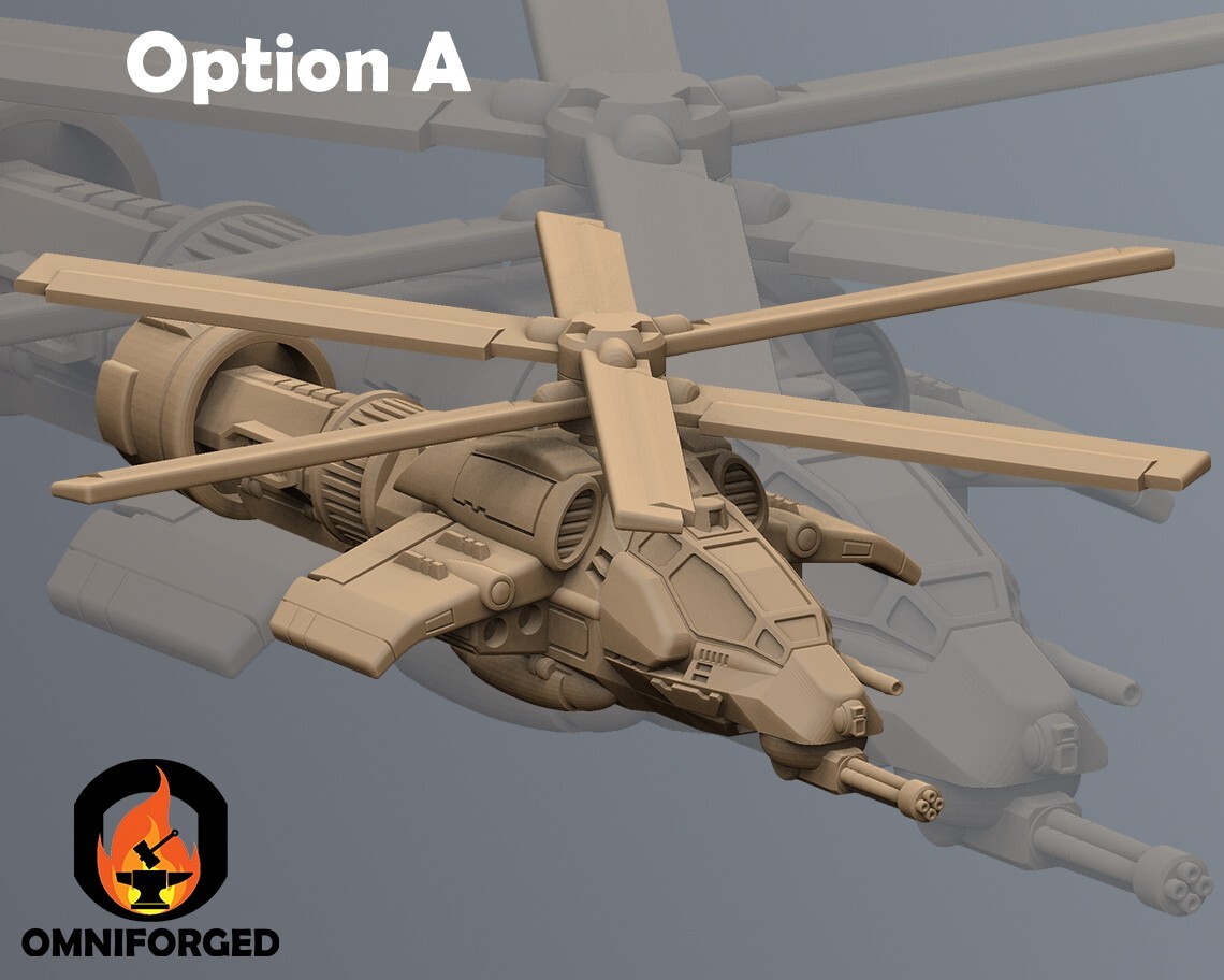 Battletech Vehicle Warrior VTOL Helicopter MWO Mech MechWarrior Miniature Mini